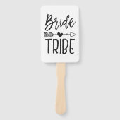 Éventail Tribe de mariée | Mariage de nom personnalisé (Devant)