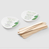 Éventail Tropical Green Monster Feuille cérémonie Mariage H (Non-assemblé)