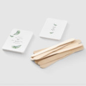 Éventail Tropical Palm Beach Accueil Mariage extérieur (Non-assemblé)