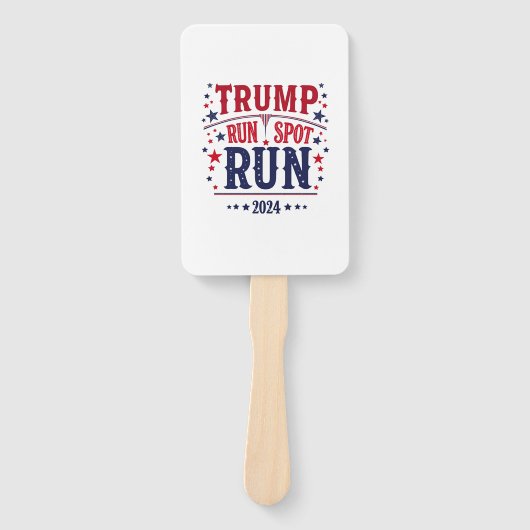 Éventail Trump Run Spot Run Funny Election Debate (Devant)