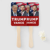 Éventail Trump Vance (Devant et derrière)