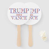 Éventail Trump Vance 2024 (Devant et derrière)