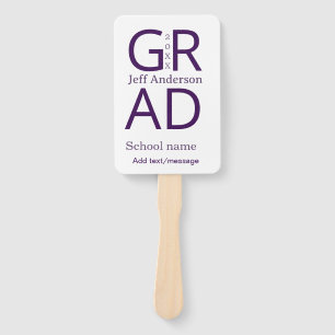 Éventail Typographie de graduation moderne simple minimale