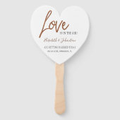 Éventail Typographie moderne cuivre parties scintillant pro (Devant)