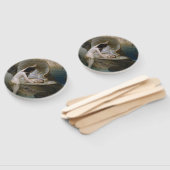 Éventail Un bébé aquatique retrouvé dans un coquillage par  (Non-assemblé)