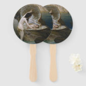 Éventail Un bébé aquatique retrouvé dans un coquillage par  (Devant et derrière)