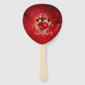 Éventail Un coeur merveilleux (Dos)