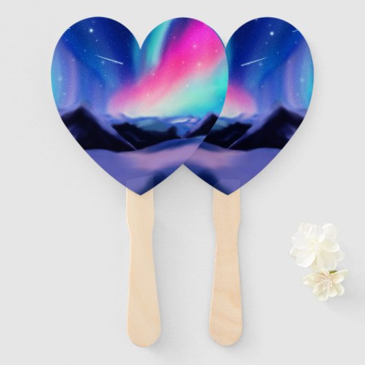 Éventail Un million de rêves d'Aurora (Devant et derrière)