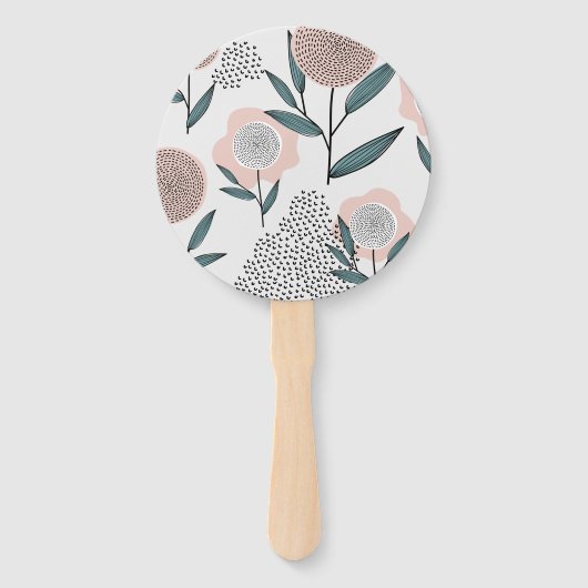 Éventail Un rose (Dos)