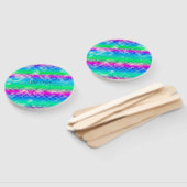 Éventail Une belle palette de couleurs sirènes (Non-assemblé)