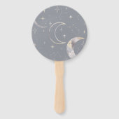 Éventail Une fois dans une lune bleue (Dos)