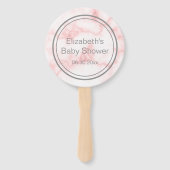 Éventail Une Petite Princesse Est En Chemin De Baby shower (Dos)