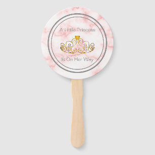 Éventail Une Petite Princesse Est En Chemin De Baby shower