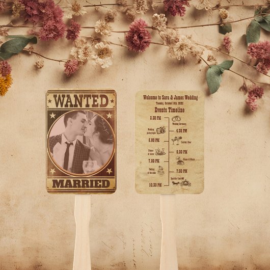 Éventail Unique programme de mariage de style occidental Ve