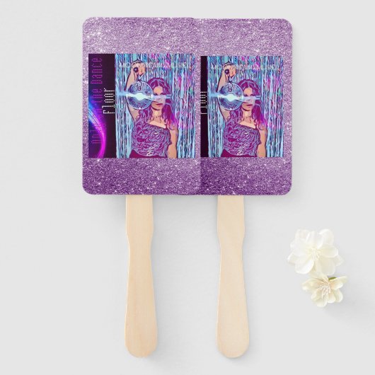 Éventail Uniquement sur le rectangle du plancher de danse (Devant et derrière)