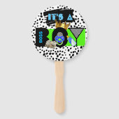 Éventail Urban Retro Hip hop Baby shower GARY (Devant)