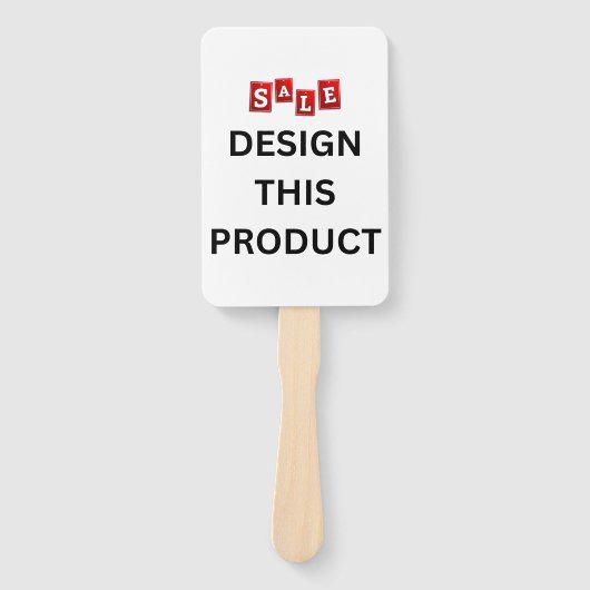 Éventail VENTE ! Ventilateur à main - Rectangle - Ensemble  (Devant)