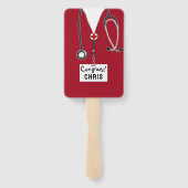 Éventail Ventilateur à main à l'école de soins infirmiers (Dos)