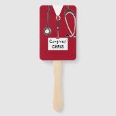 Éventail Ventilateur à main à l'école de soins infirmiers (Dos)