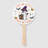 Éventail Ventilateur à main Candy Ghost (Dos)