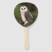 Éventail Ventilateur à main de Barn Owl (Devant)