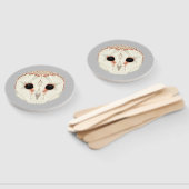 Éventail Ventilateur à main de Barn Owl (Non-assemblé)