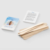 Éventail Ventilateur à main du mémorial funéraire de plage (Non-assemblé)