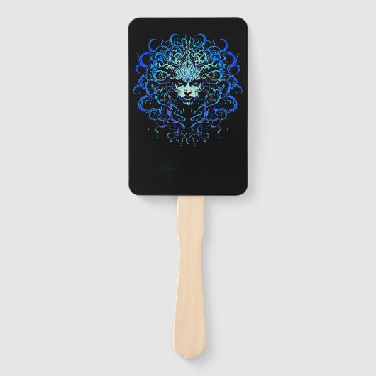 Éventail Ventilateur à main Medusa (Devant)