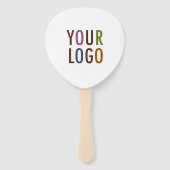 Éventail Ventilateur à main personnalisé avec votre logo et (Devant)