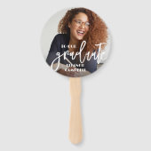 Éventail Ventilateur à main pour les diplômés (Devant)