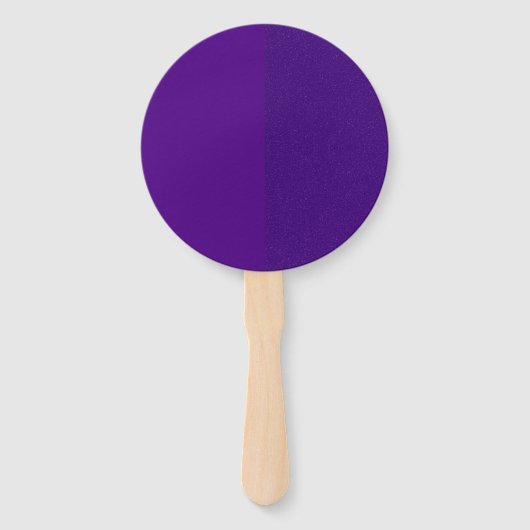 Éventail Ventilateur à main pourpre mi-mat, mi-bruit - Pers (Devant)