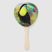 Éventail Ventilateur à main Toco Toucan (Devant)