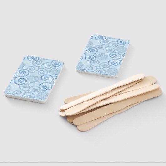 Éventail Ventilateur à pédales bleu perles (Non-assemblé)