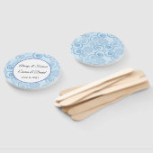 Éventail Ventilateur à pédales bleu perles (Non-assemblé)