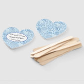 Éventail Ventilateur à pédales bleu perles (Non-assemblé)