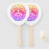 Éventail Ventilateur arc-en-ciel Savoy (Devant et derrière)