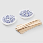 Éventail Ventilateur bleu savoy (Non-assemblé)