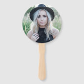 Éventail Ventilateur Chic Gold personnalisé photo de l'étud (Dos)