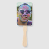 Éventail Ventilateur de diplôme Classe de 2025 Nom Photo (Devant)