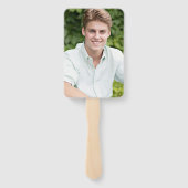 Éventail Ventilateur de diplôme de votre école Couleur Phot (Dos)