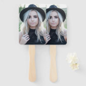 Éventail Ventilateur de diplôme Diplômé Une grande photo (Devant et derrière)