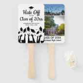 Éventail Ventilateur de fin d'études de la classe de 20XX P (Devant et derrière)