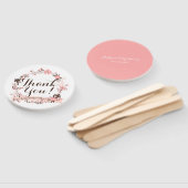 Éventail Ventilateur de Merci de  rose et Brown (Non-assemblé)