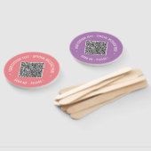 Éventail Ventilateur de texte personnalisé de code QR Chois (Non-assemblé)