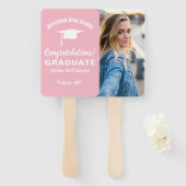 Éventail Ventilateur d'études sur mesure Couleur de l'école (Devant et derrière)