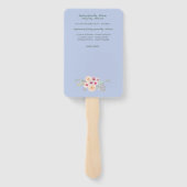 Éventail Ventilateur du programme de Baptême BOYS - avec ch (Dos)