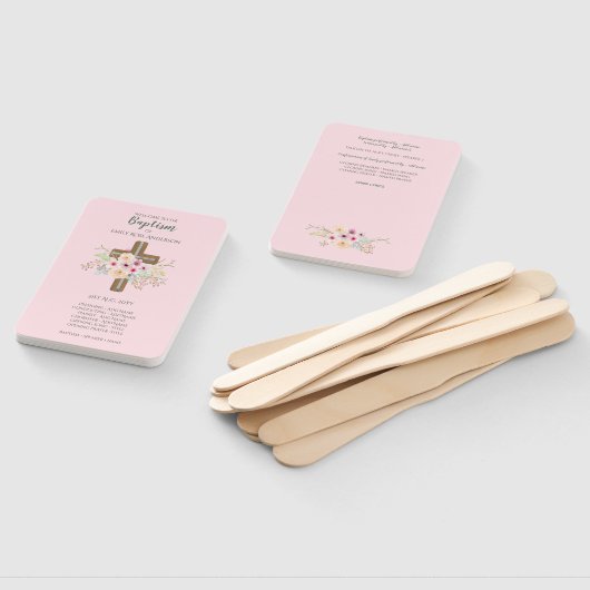 Éventail Ventilateur du programme de baptême des FILLES - a (Non-assemblé)