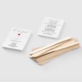 Éventail Ventilateur du programme de cérémonie de remise de (Non-assemblé)