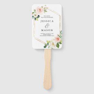 Éventail Ventilateur du programme de mariage Air Blush