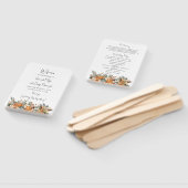 Éventail Ventilateur du programme de mariage Boho Dry agrus (Non-assemblé)